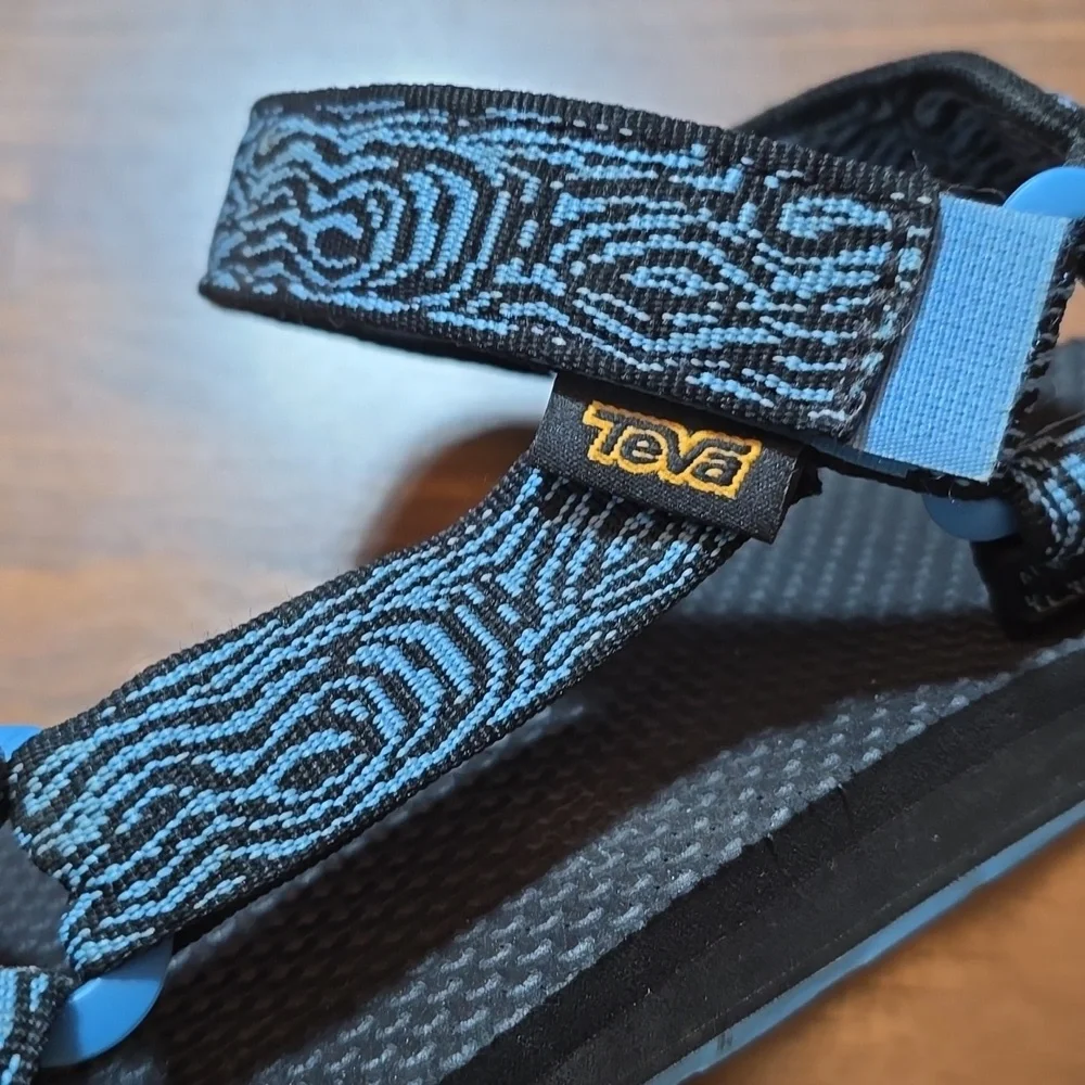 Teva Men's Original Universal Sandal - Ripple Cendre Blue